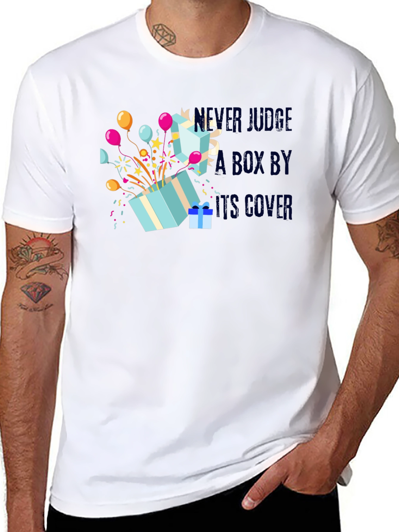 Never Judge A Box By Its Cover T-Shirt
