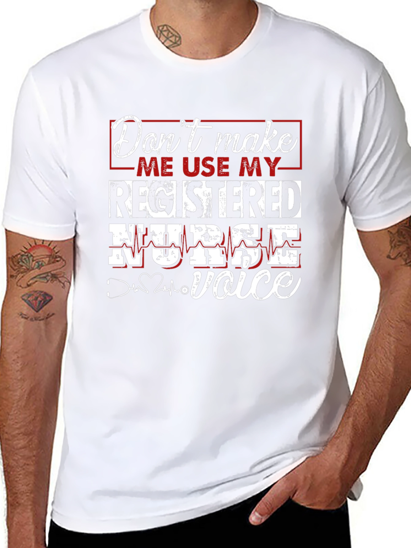Registered Nurse Novelty Graphic T-Shirt