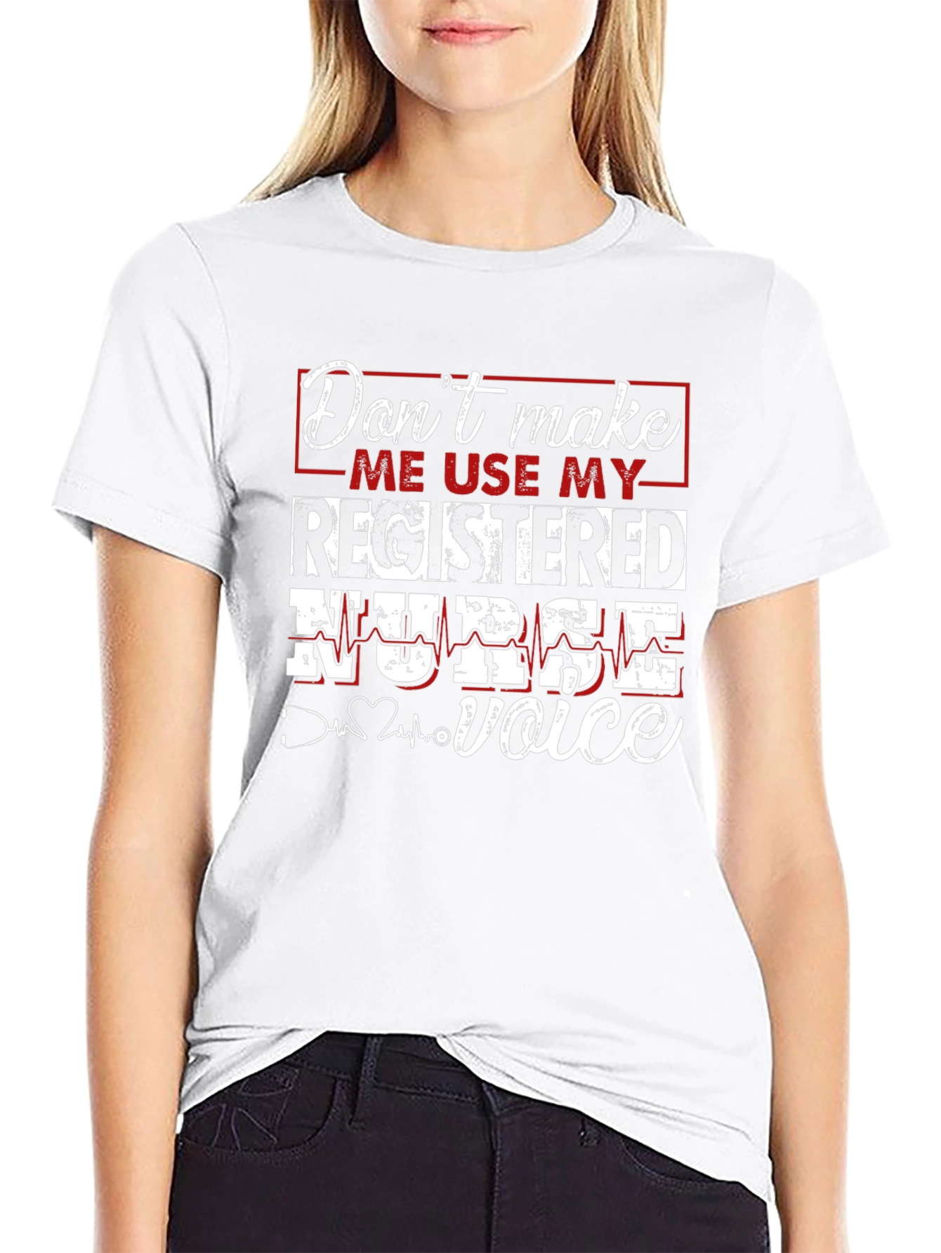 Registered Nurse Novelty Graphic T-Shirt