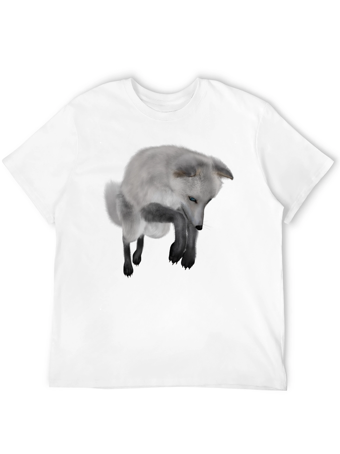 Arctic Fox Graphic Tee - Mens Black T-Shirt