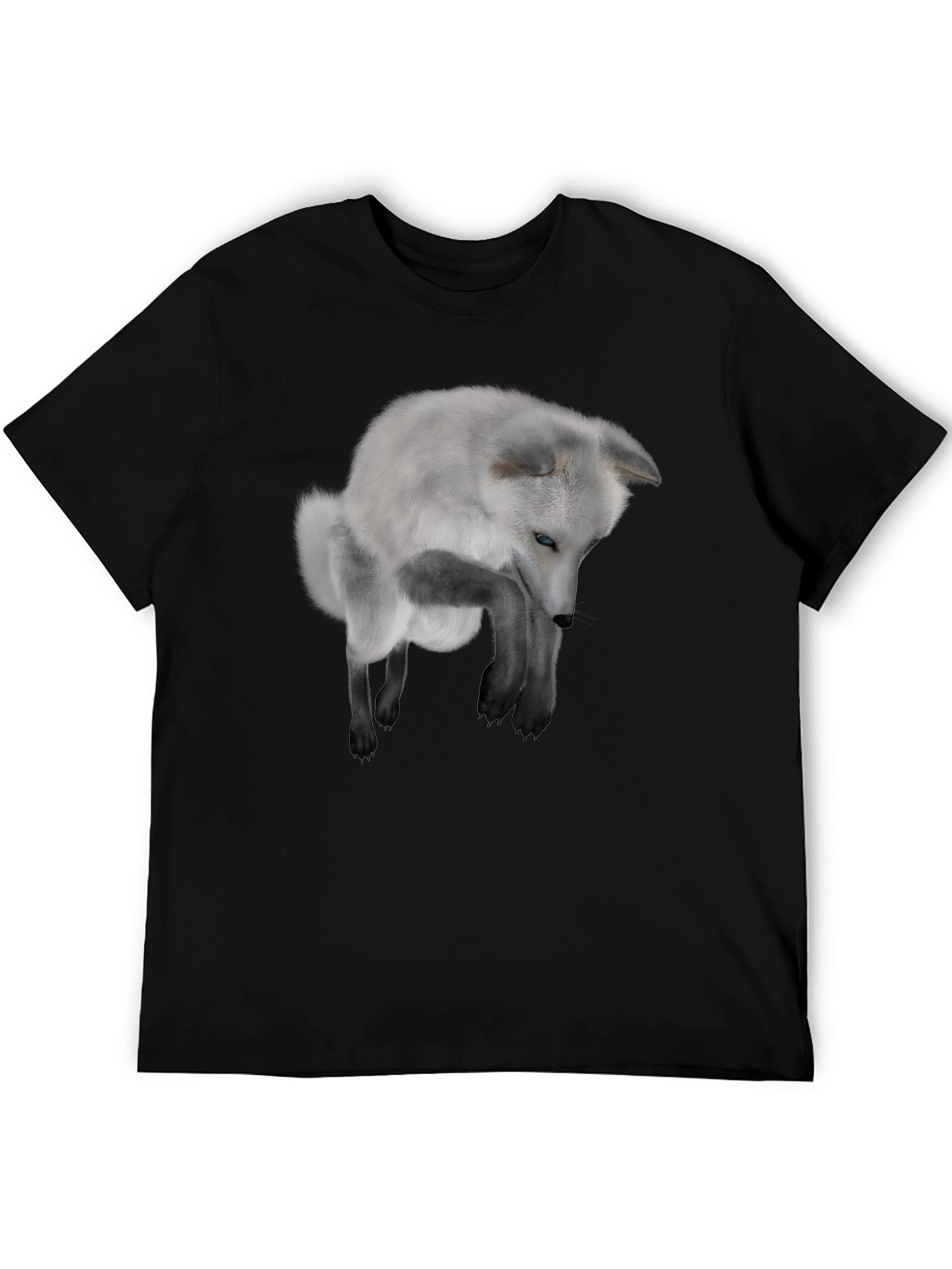 Arctic Fox Graphic Tee - Mens Black T-Shirt