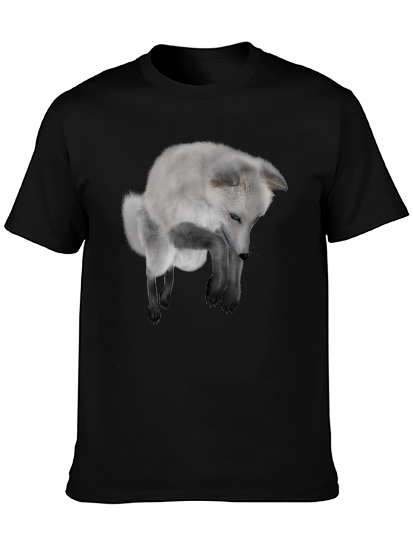 Arctic Fox Graphic Tee - Mens Black T-Shirt