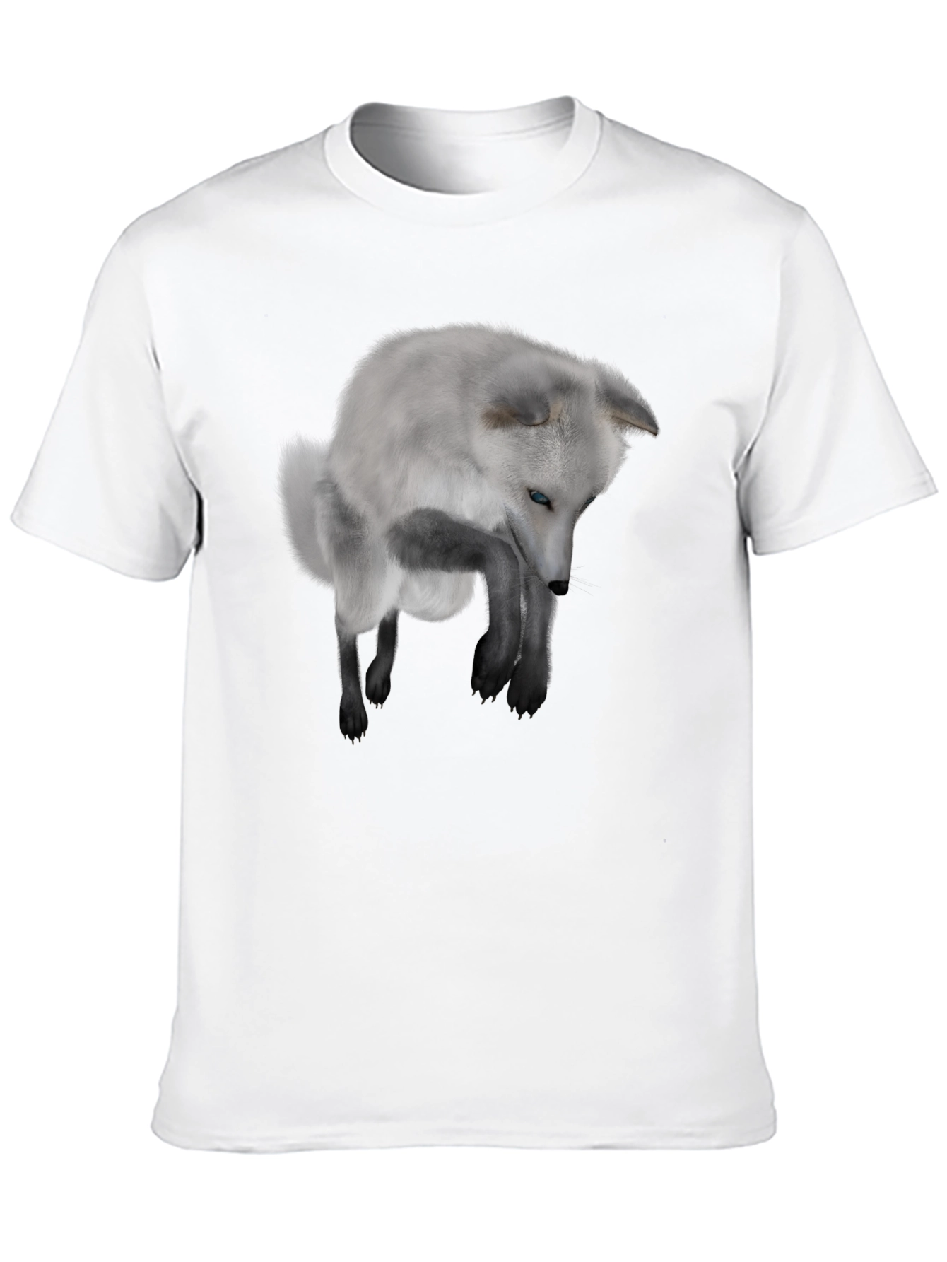 Arctic Fox Graphic Tee - Mens Black T-Shirt