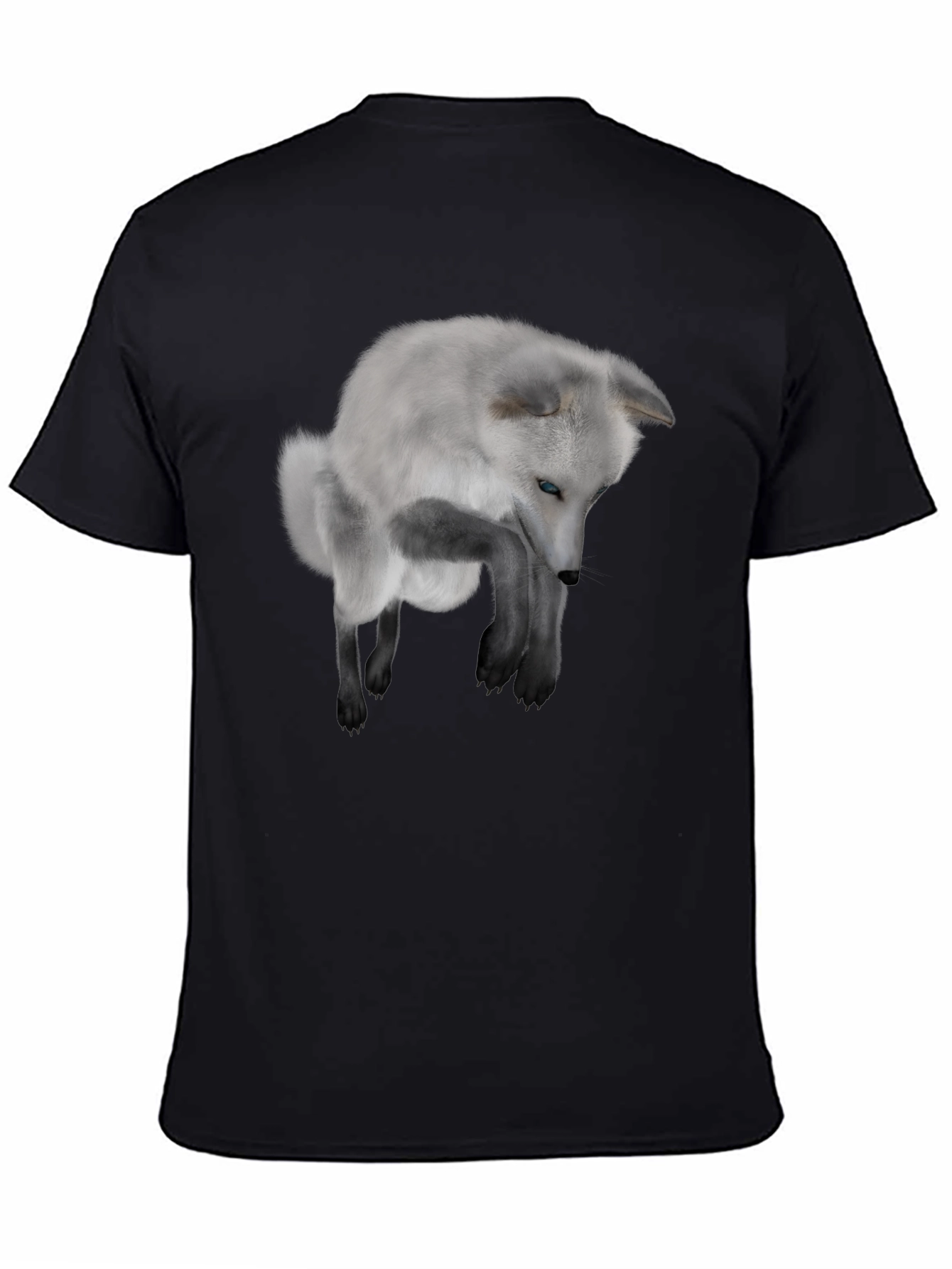 Arctic Fox Graphic Tee - Mens Black T-Shirt