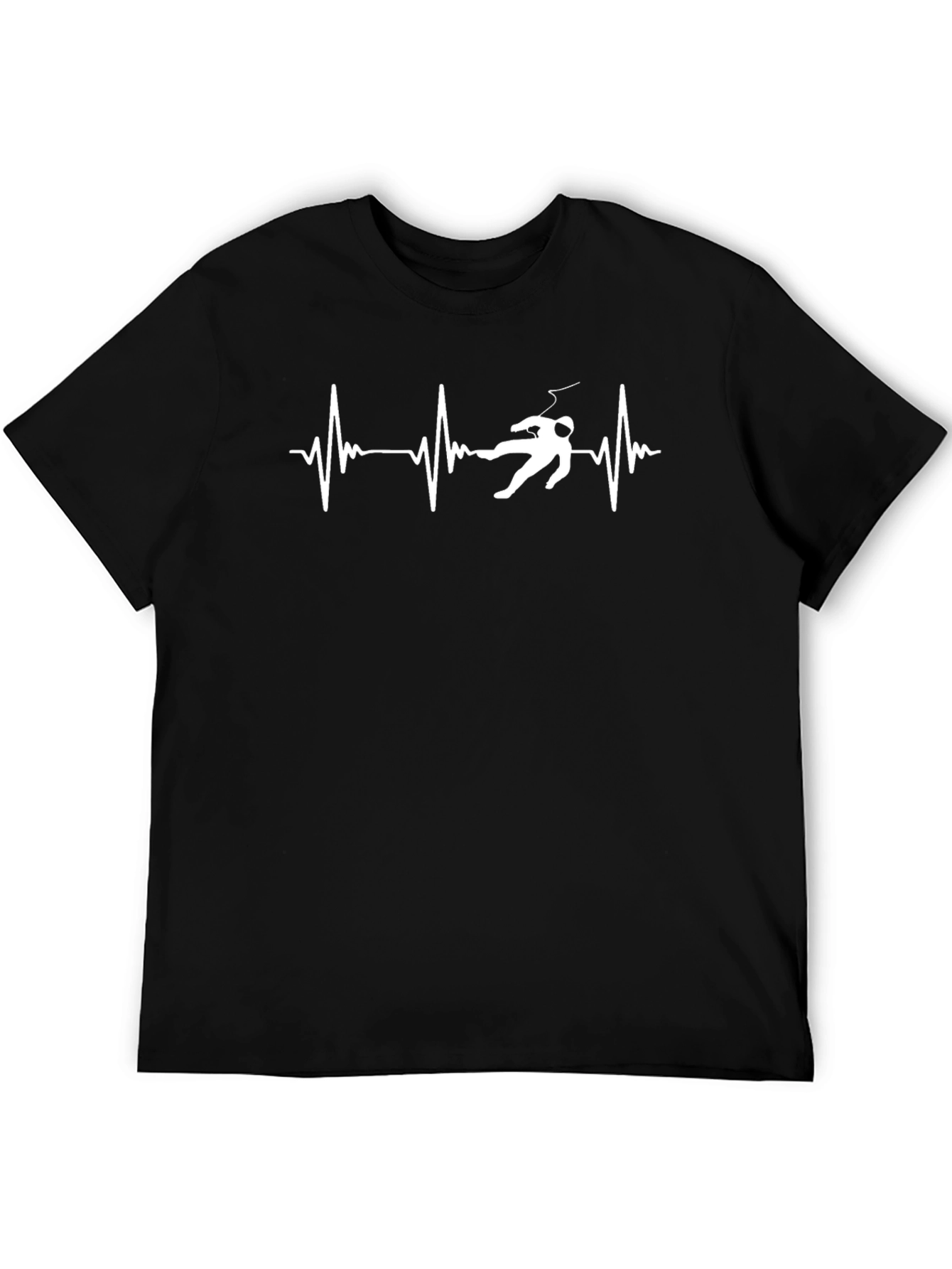 Astronaut Heartbeat T-Shirt - Space Lover Tee