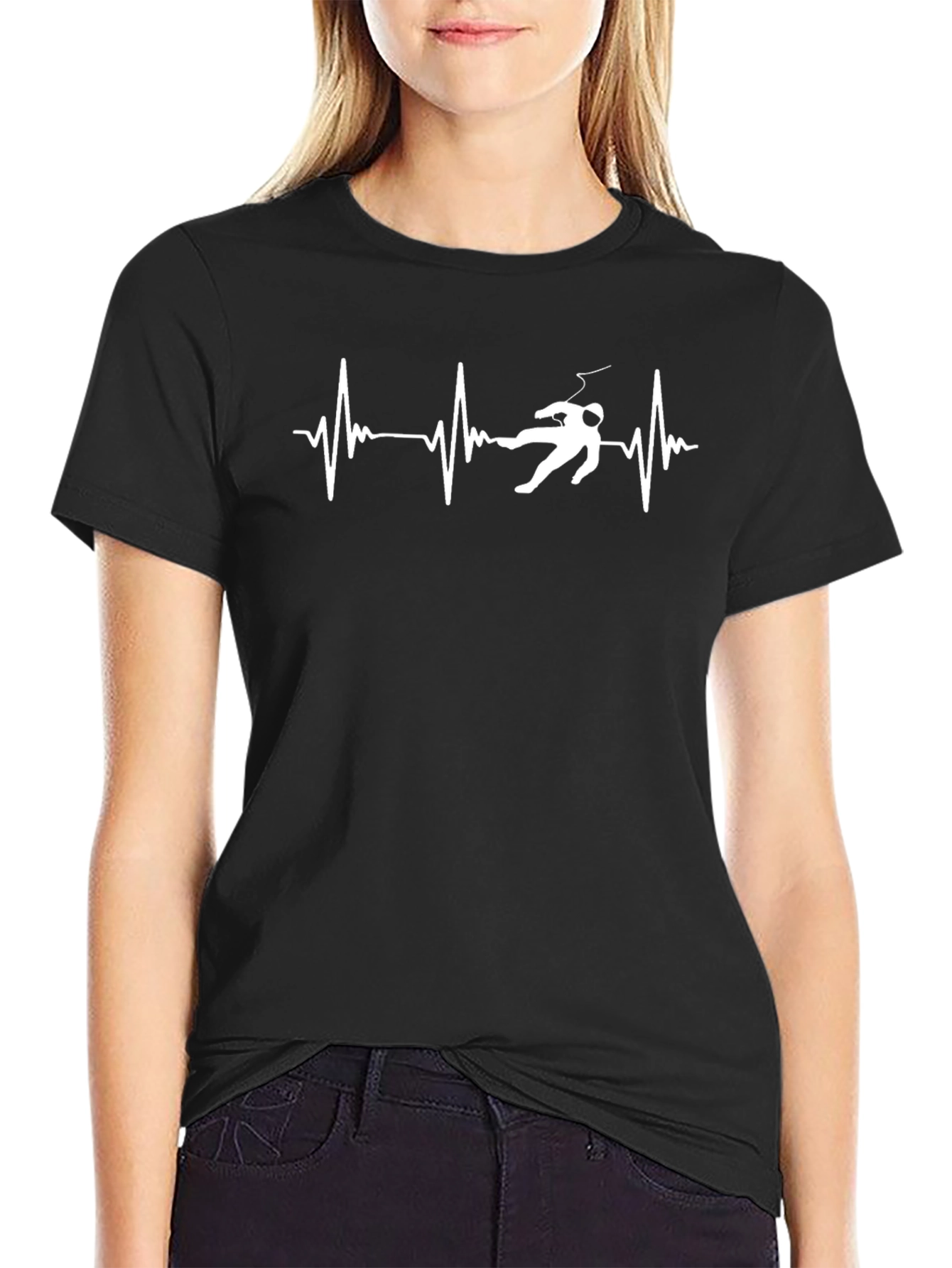 Astronaut Heartbeat T-Shirt - Space Lover Tee